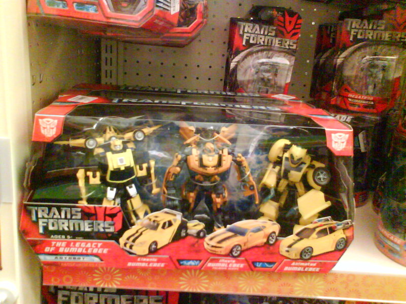 Walmart bumblebee store transformer